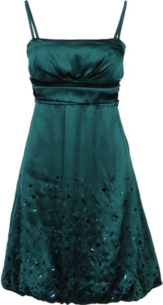 Guess Short Dress in Green (Emerald green) | Lyst