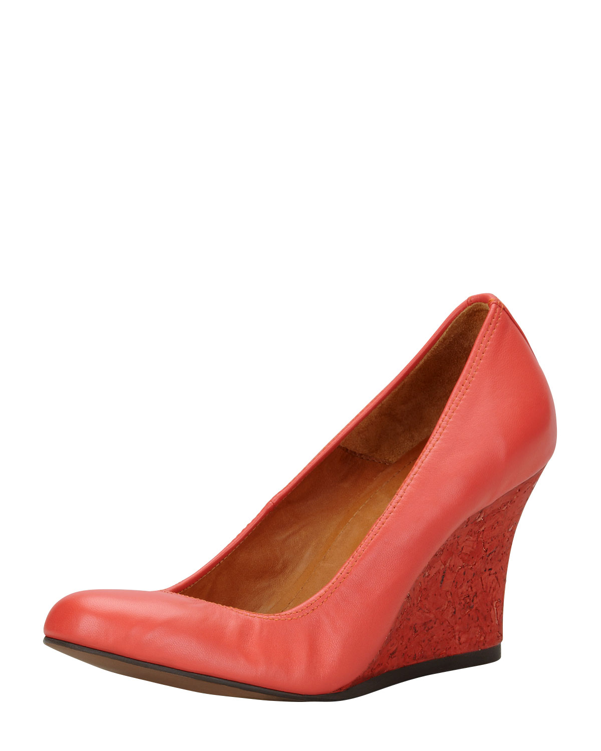 lanvin wedge pump