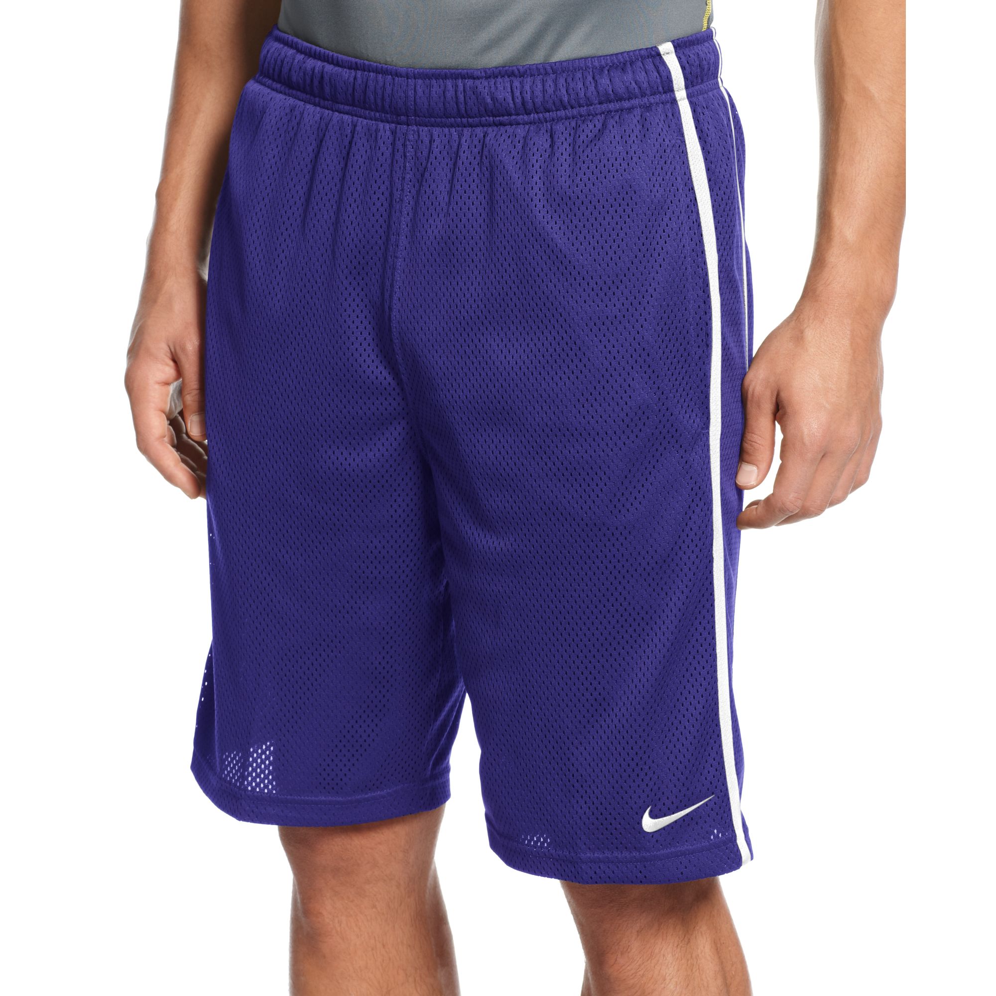 Nike Drifit Monster Mesh Basketball Shorts in Blue for Men (Court ...