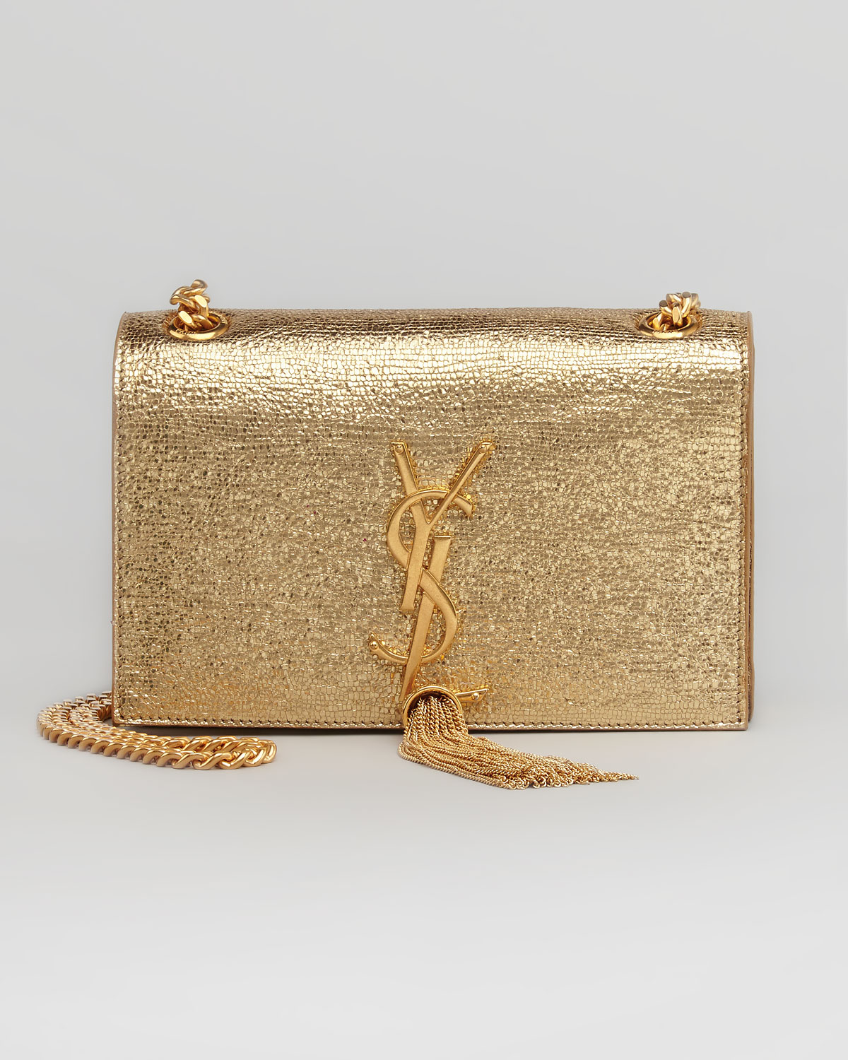 Lyst Saint Lau Cassandre Small Tassel Crossbody Bag In Metallic Gallery