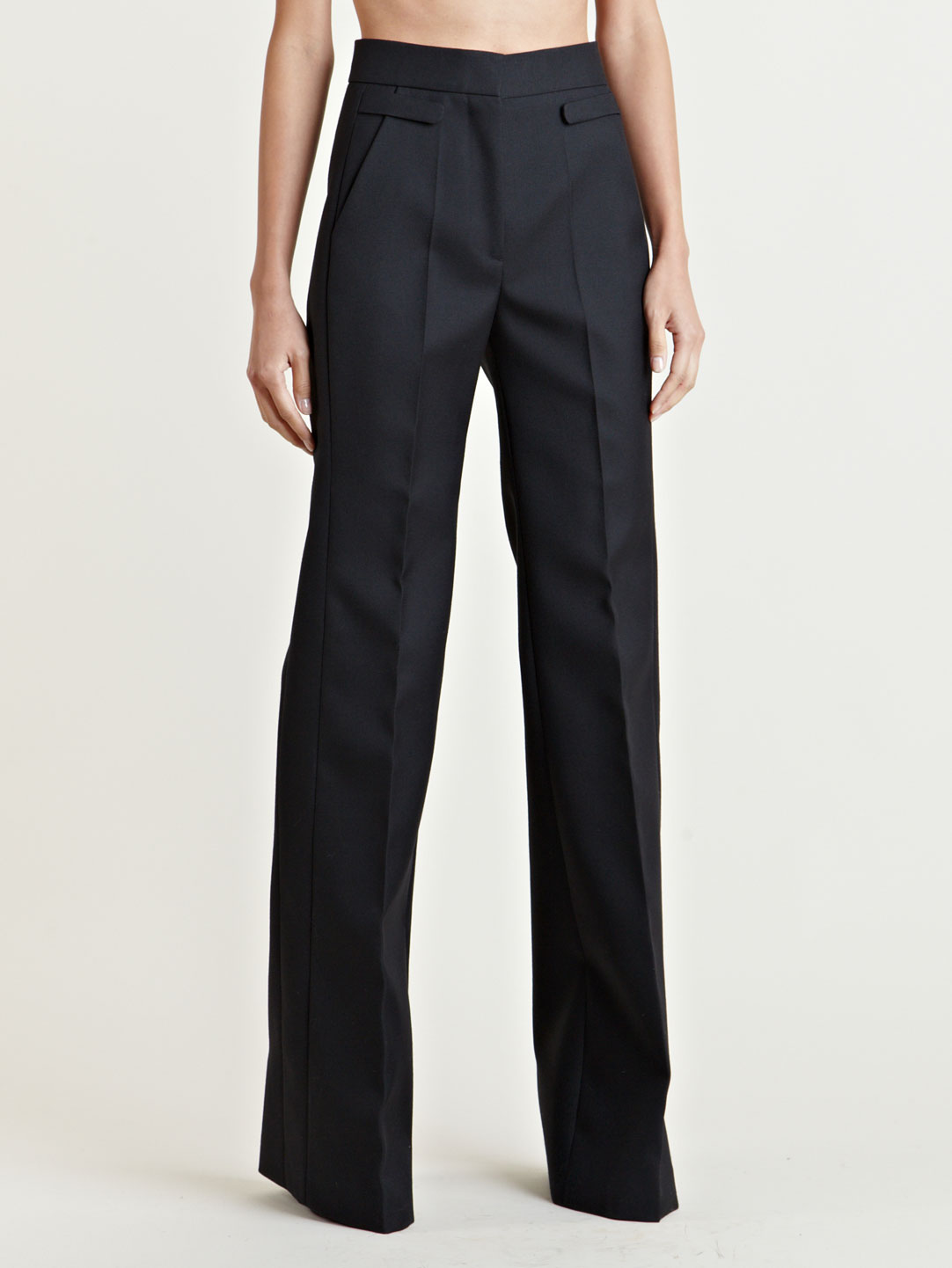 wide leg high waisted dress pants