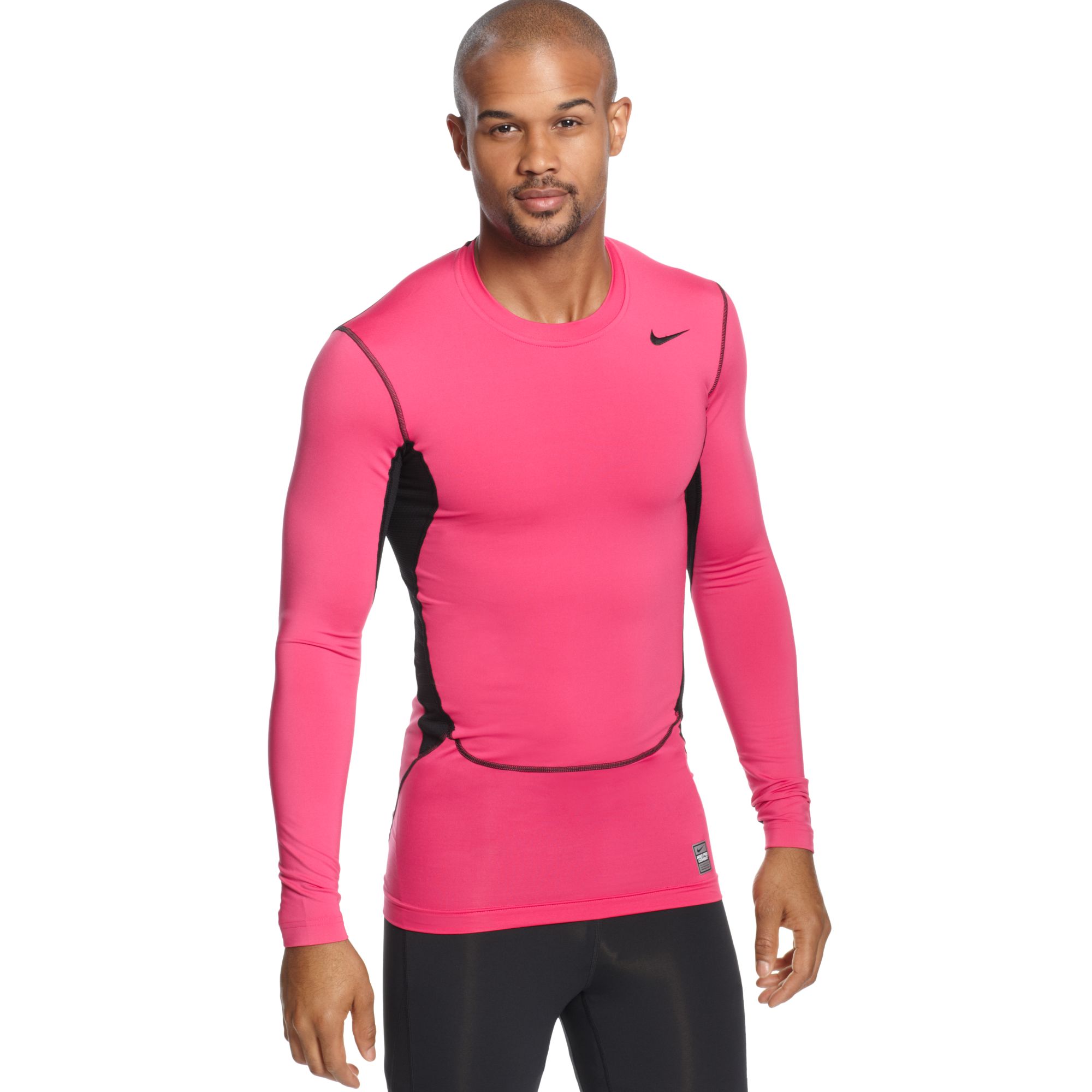 Lyst - Nike Long Sleeved Shirt in Pink for Men