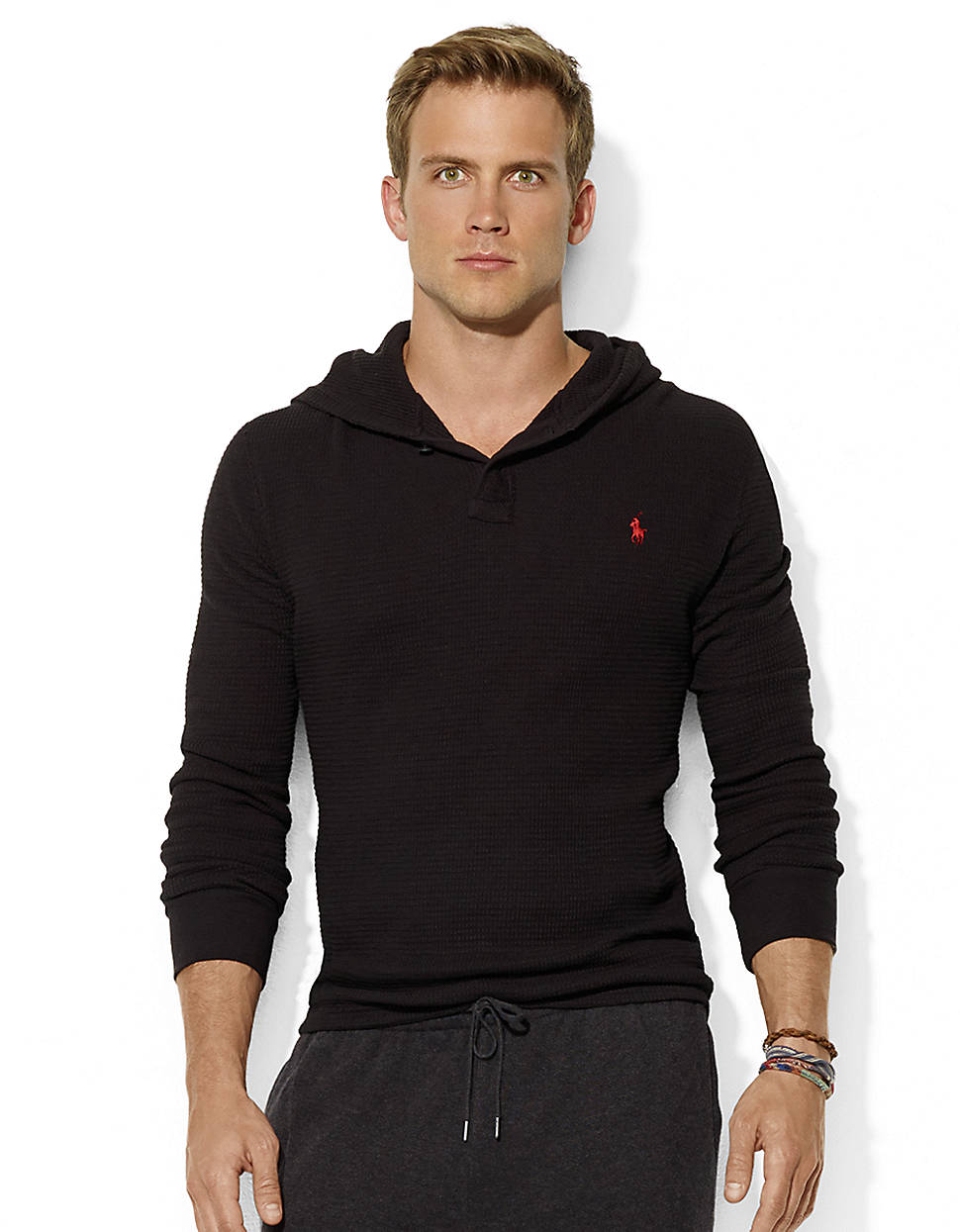 polo cotton hoodie