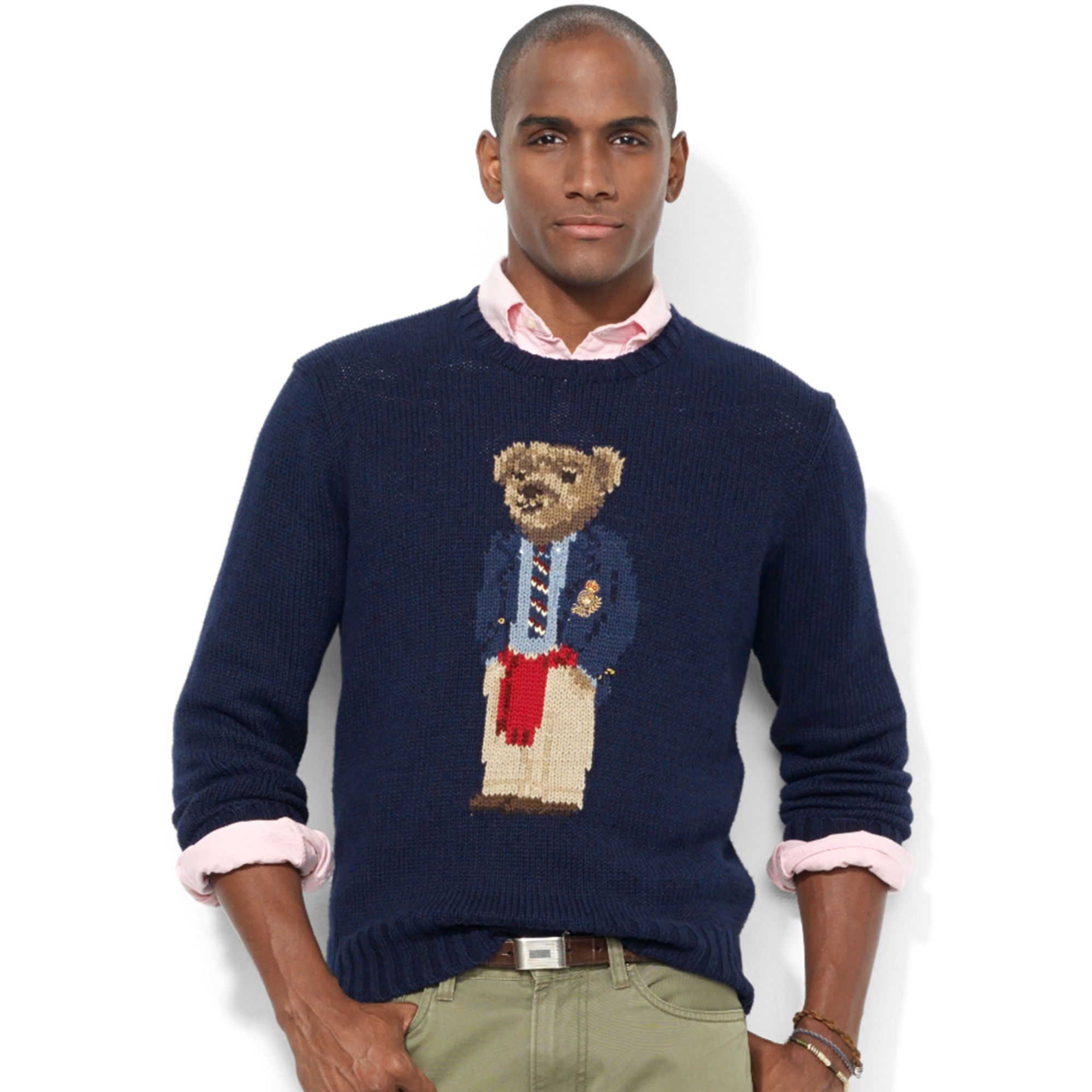 ralph lauren sweaters with teddy bear