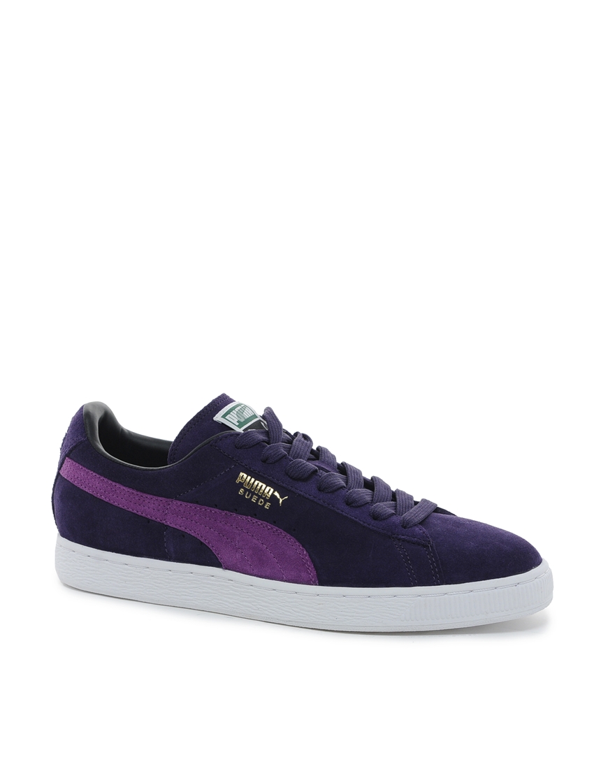 puma suede purple