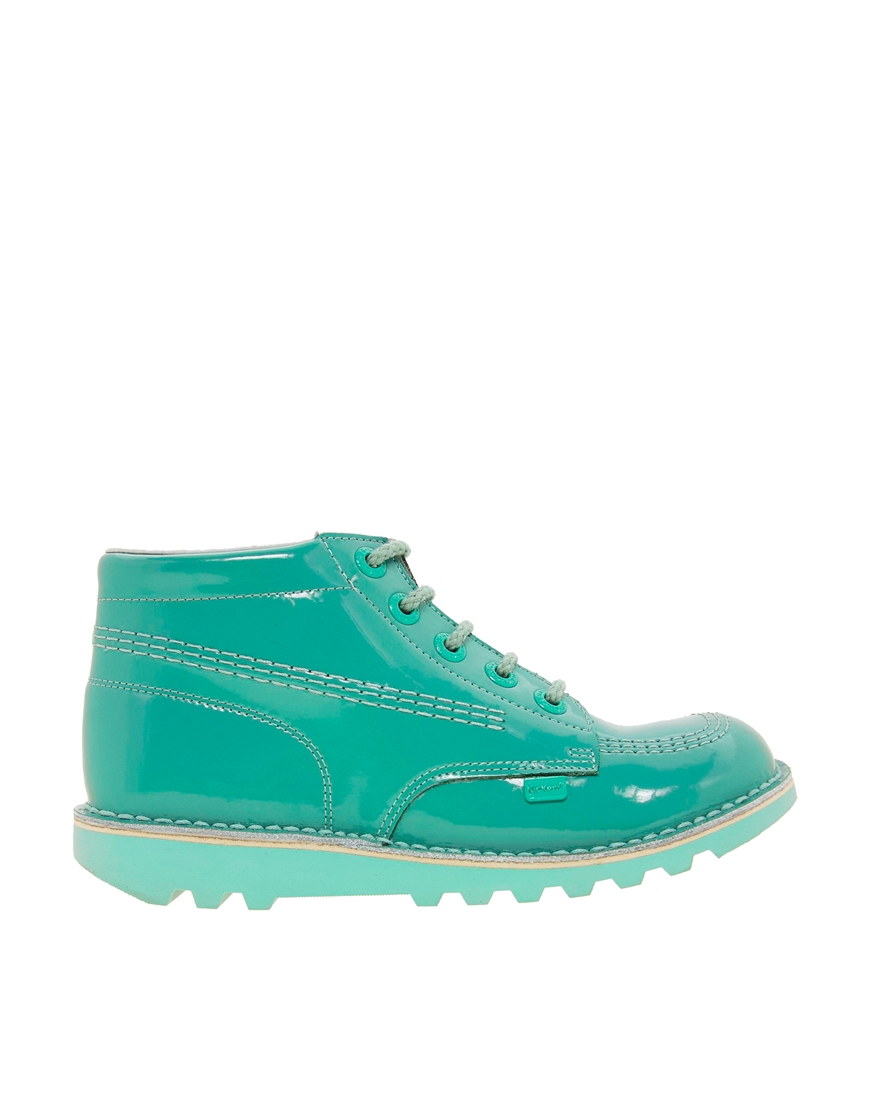 metallic green boot