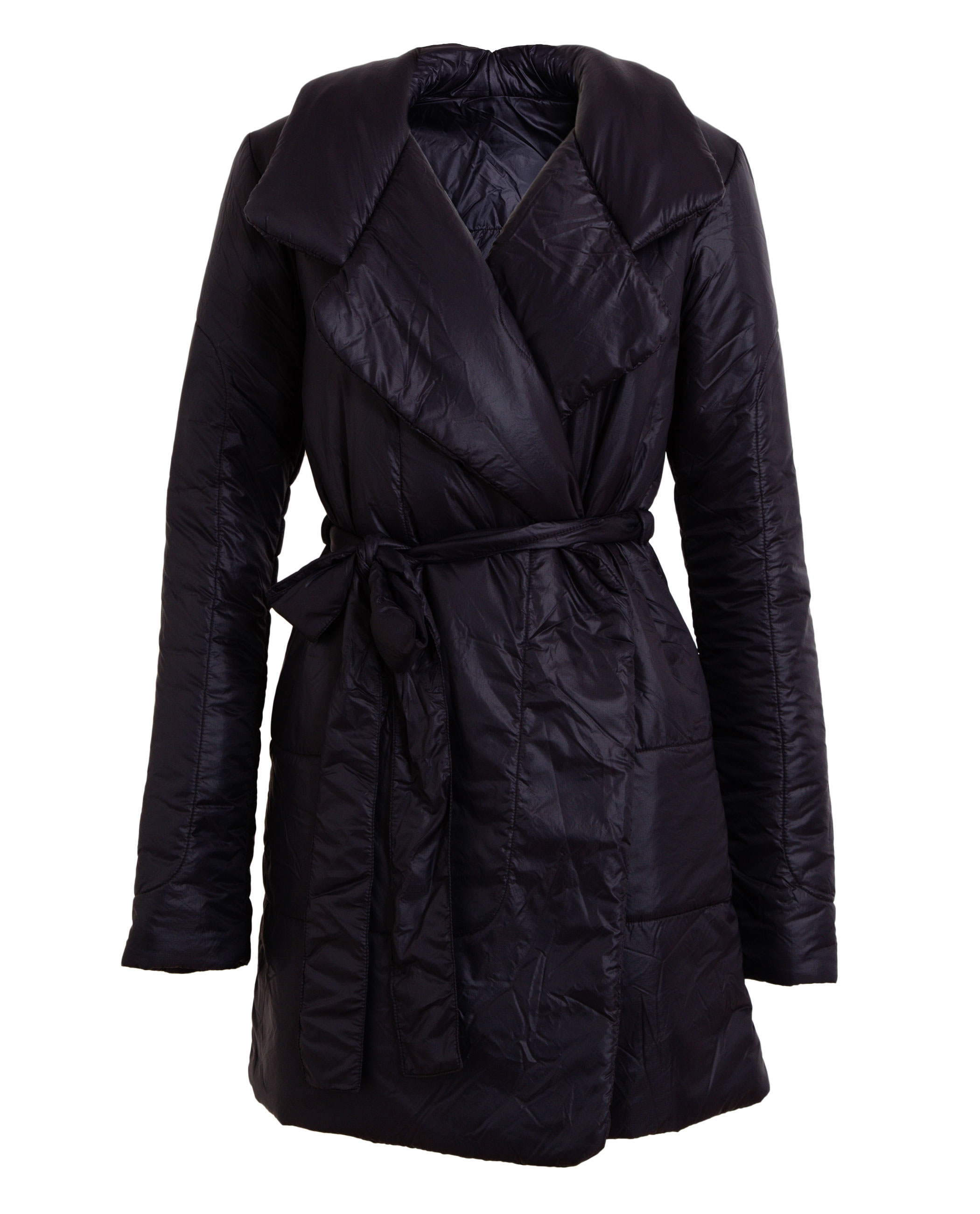 Lyst - Norma Kamali Reversible Sleeping Bag Trench Coat in Black