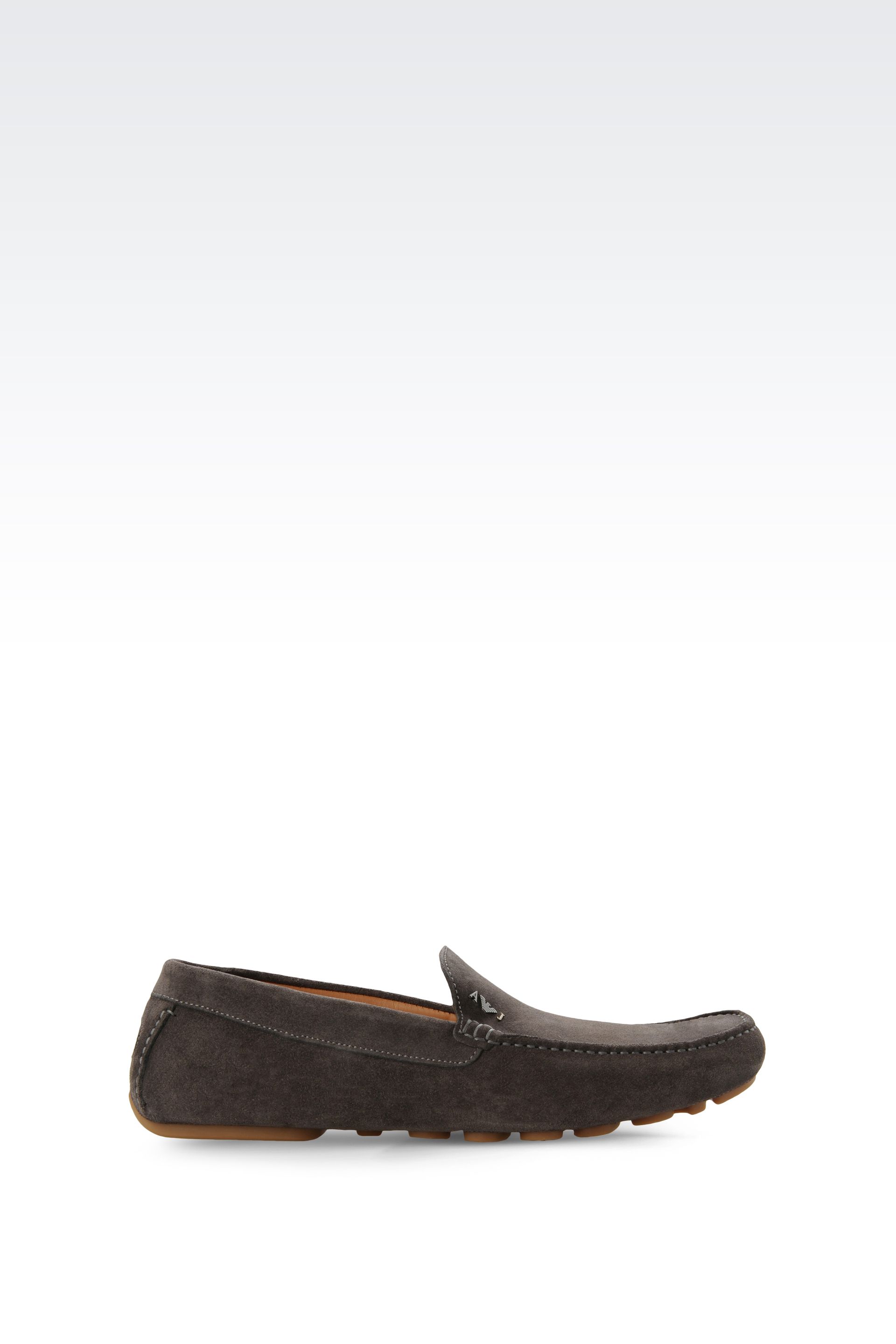 armani loafers brown