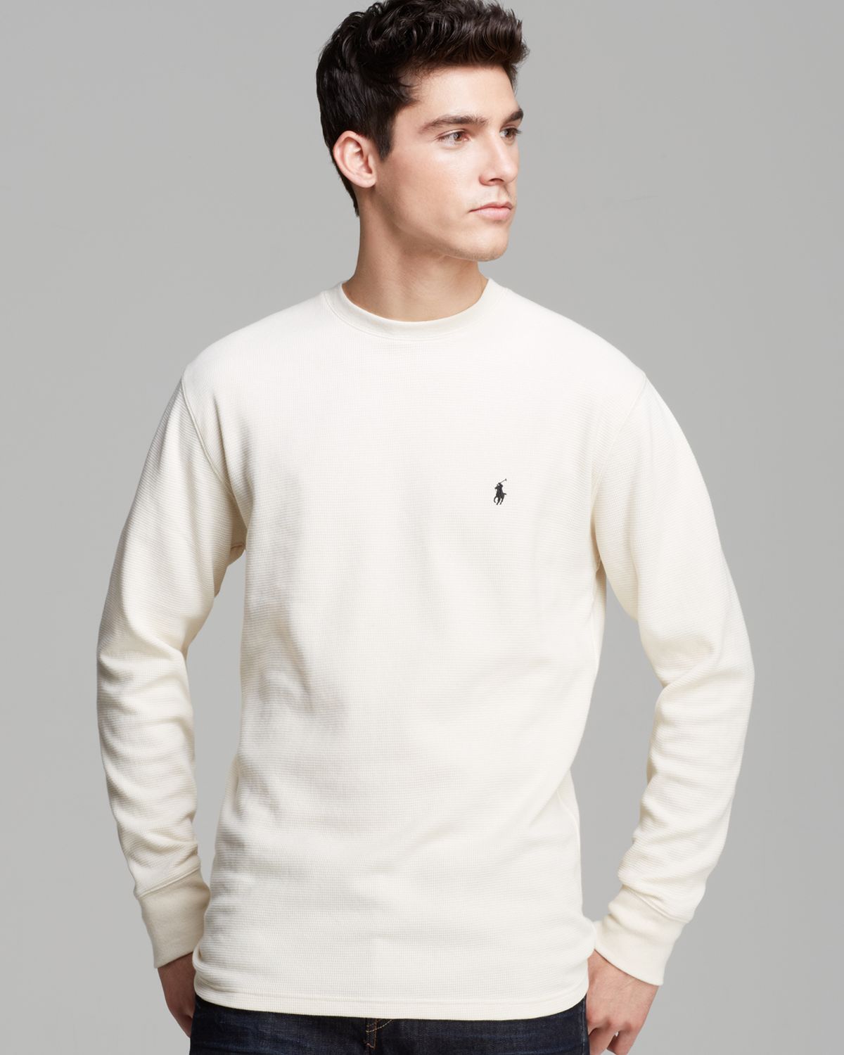 ralph lauren waffle long sleeve