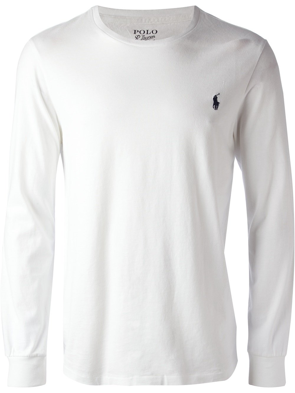 Polo Ralph Lauren Long Sleeve Tshirt in White for Men - Lyst