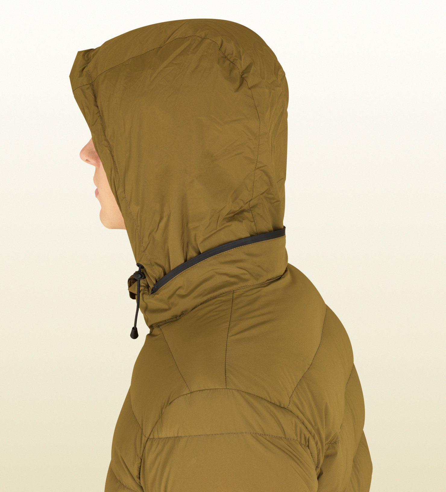 Gucci Mens Nylon Goose Down Jacket From Viaggio Collection in Green for ...