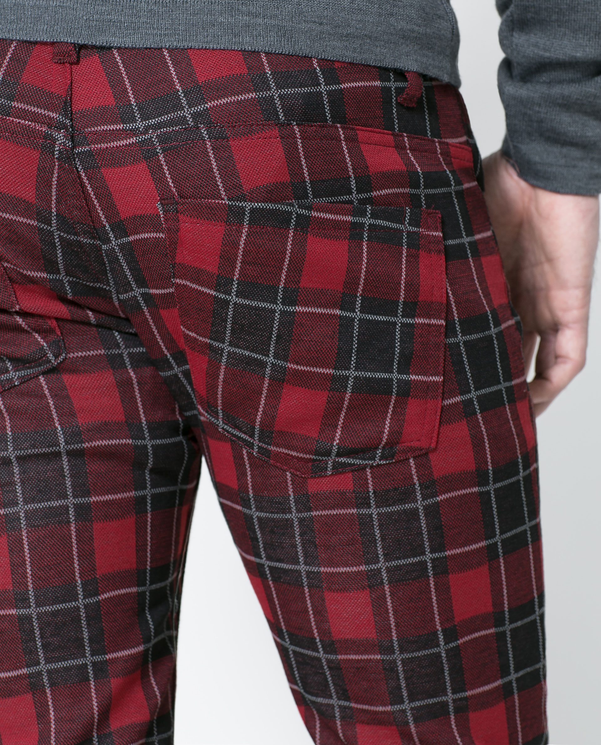 zara man plaid pants