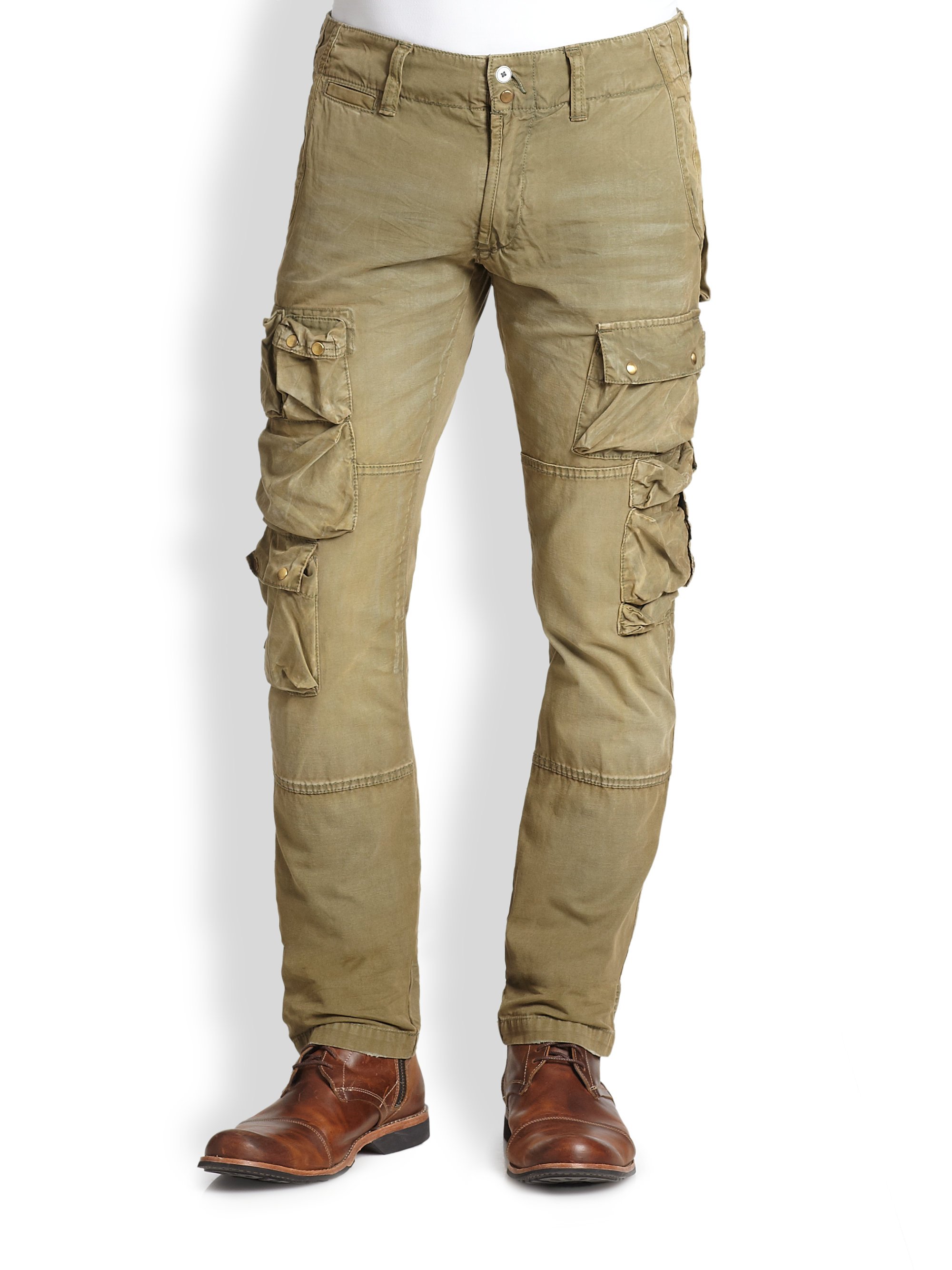 Lyst - Prps Cotton Cargo Pants in Green for Men