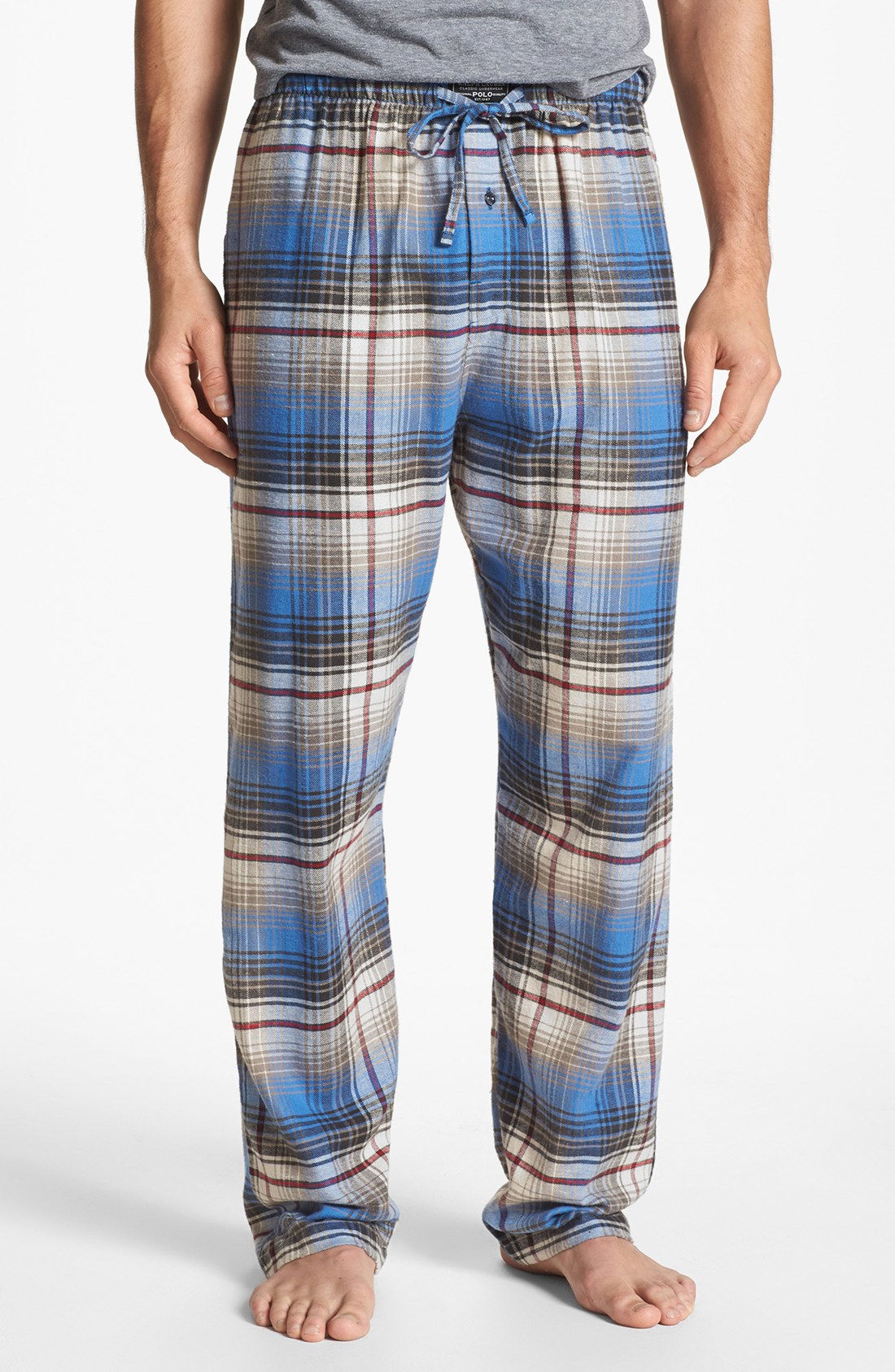 Polo Ralph Lauren Flannel Lounge Pants in Blue for Men (Blue Moritz ...
