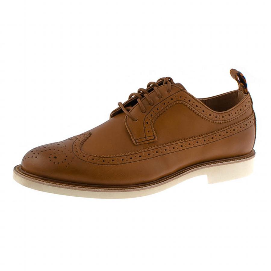 Ralph Lauren Torrington Wing Tip Brogues Tan in Brown for Men | Lyst