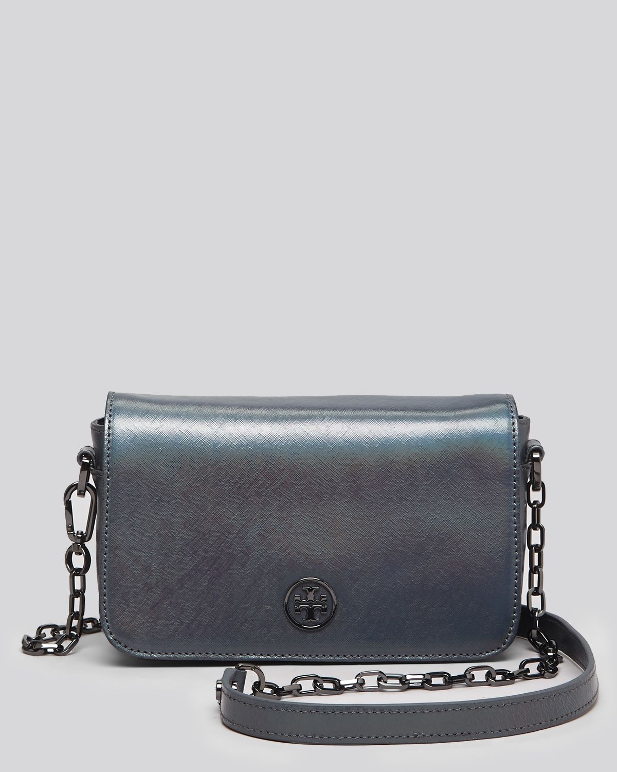 Lyst Tory Burch Crossbody Robinson Ologram In Blue Gallery