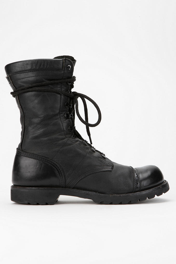 Urban outfitters Vintage Combat Boots in Black for Men | Lyst