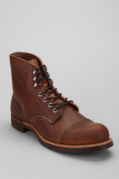 Urban Outfitters Red Wing 6 Iron Ranger Boot in Brown for Men (COPPER ...