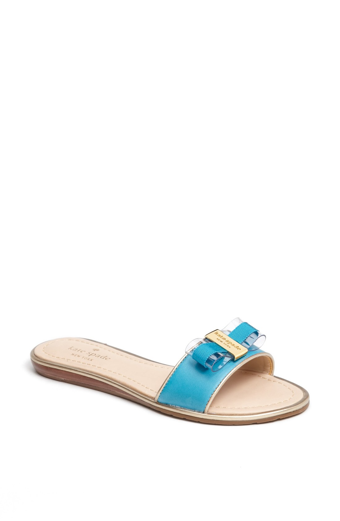 Kate Spade Alicia Sandal in Blue (Turquoise Vacchetta) | Lyst