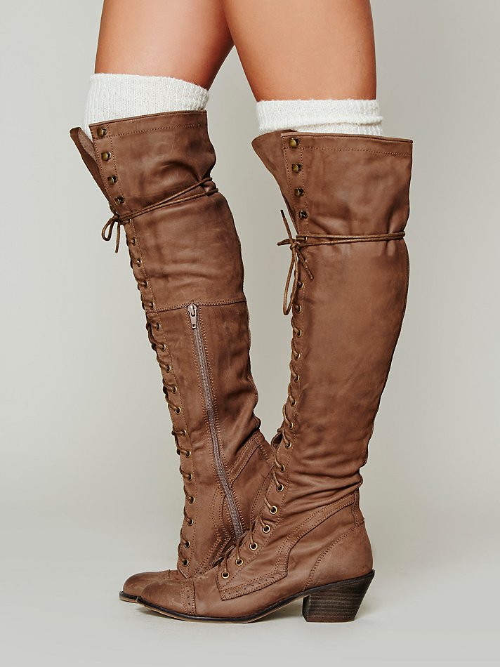 Lyst - Jeffrey Campbell Joe Lace Up Boot in Brown