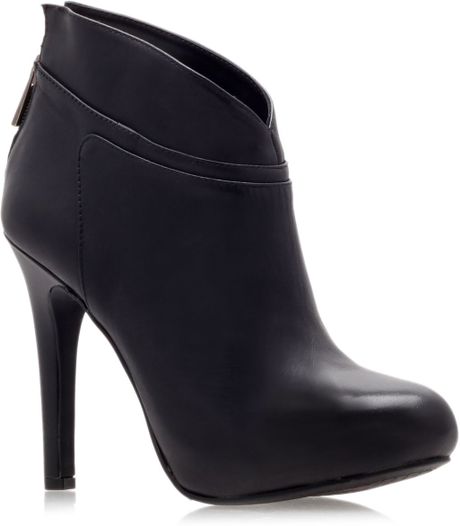 Jessica Simpson Aggie High Heel Ankle Boots in Black | Lyst