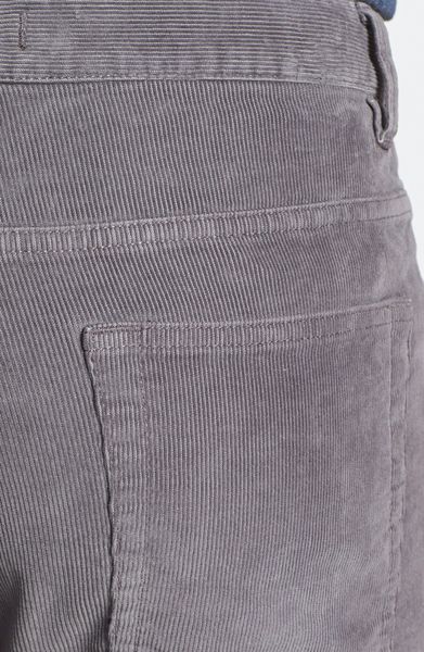 Brooks Brothers Slim Fit Corduroy Pants in Gray for Men (Medium Grey ...