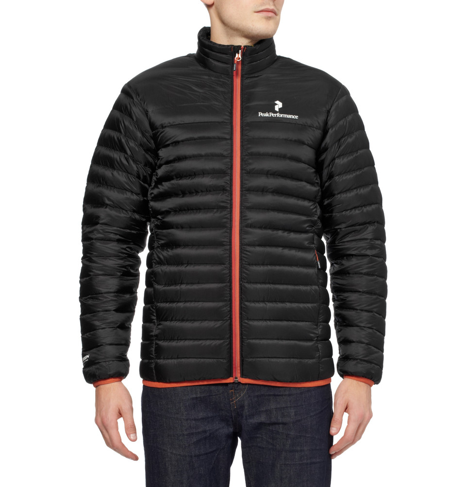 Lyst Peak Performance Black Light Down Filled Skiing Jacket in Orange