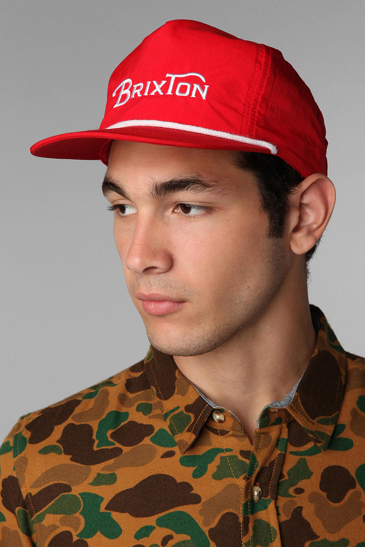 Lyst Urban Outfitters Snapback Hat in Red for Men