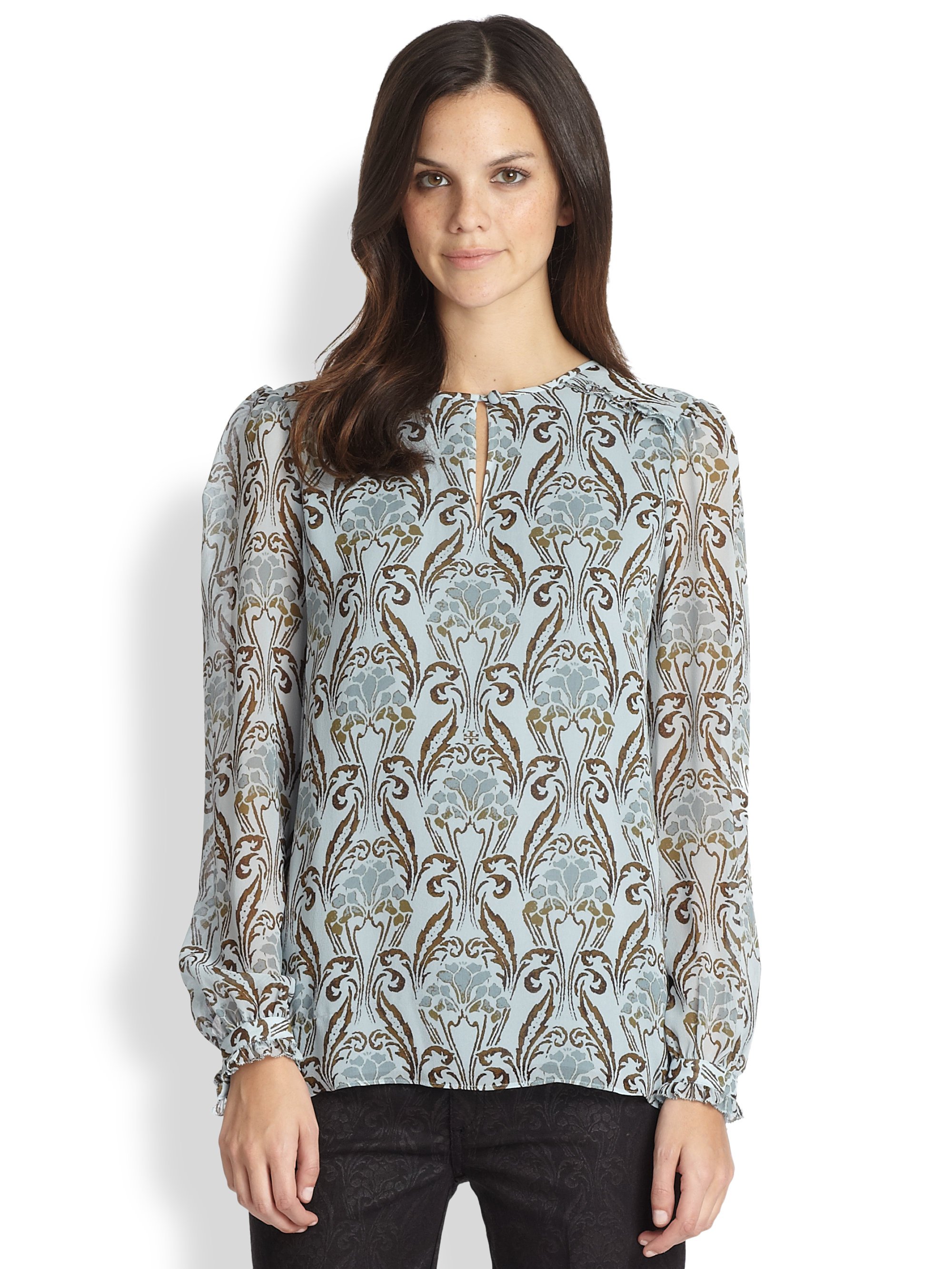 tory burch silk blouses