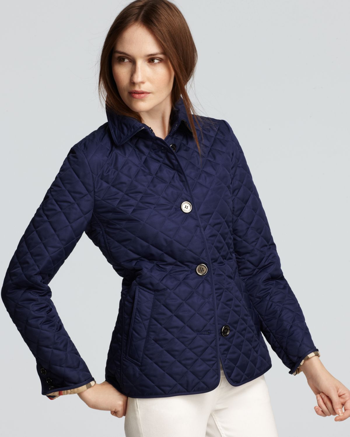 Lyst - Burberry Brit Copford Quilted Jacket in Blue