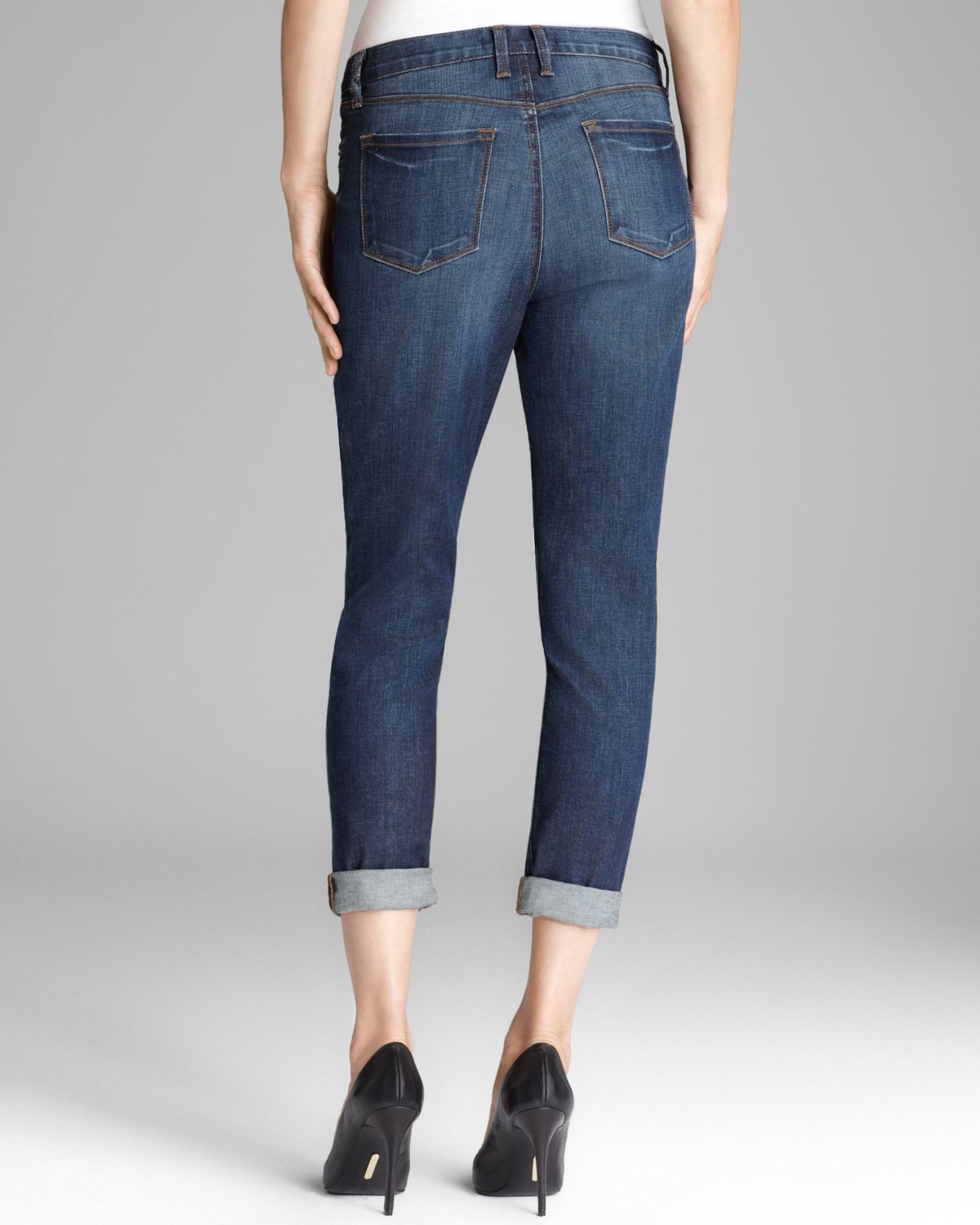Lyst - J Brand Mid Rise Skinny Slouch Jean in Blue