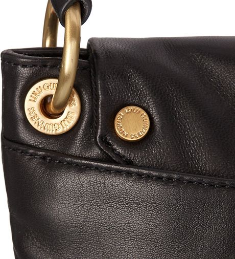 Lulu Guinness Nicola Leather Bag in Black | Lyst