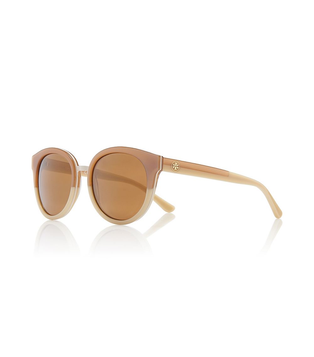 Lyst Tory Burch Panama Sunglasses In Brown 