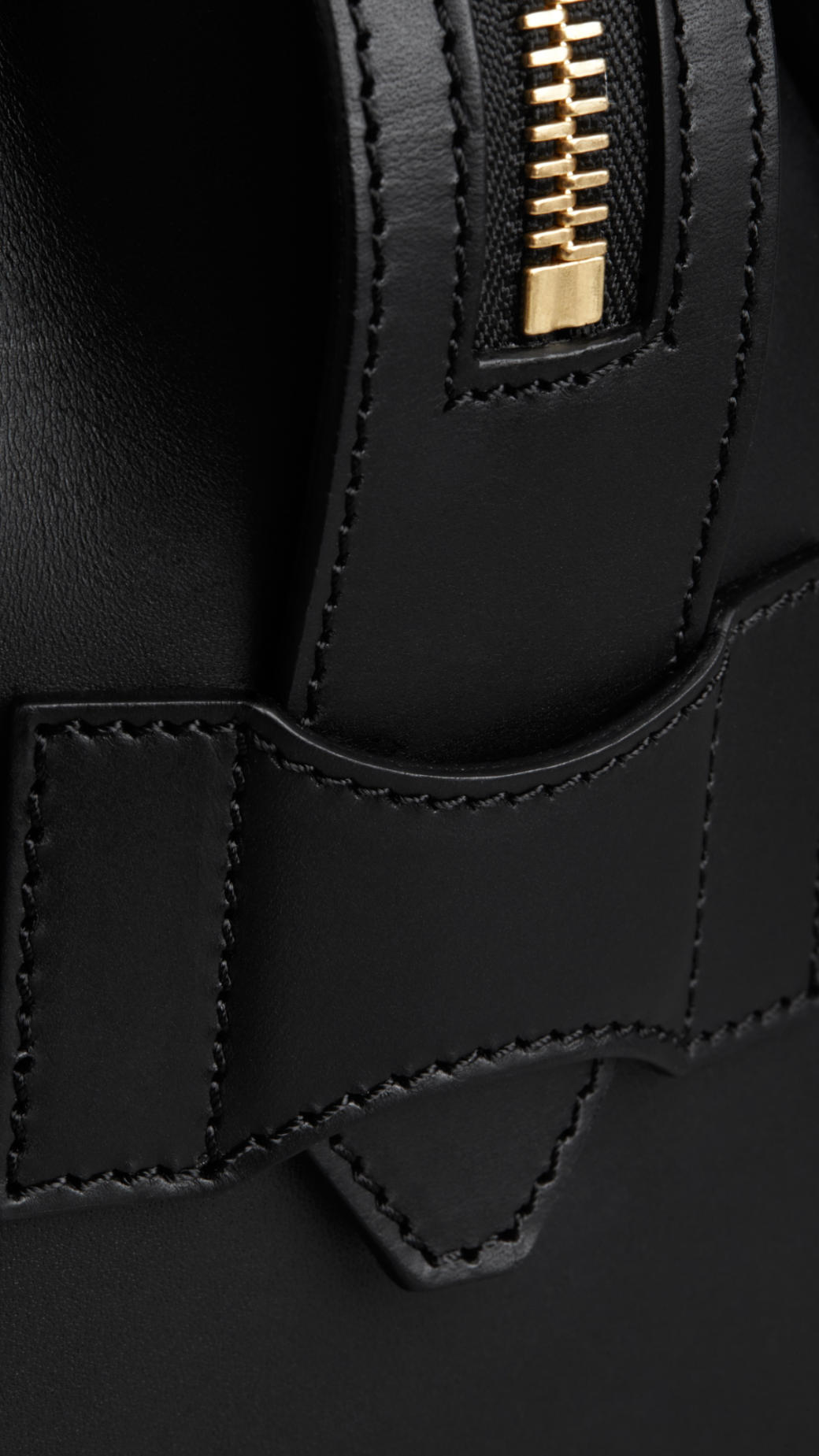 Lyst - Burberry Sartorial Leather Bowling Bag in Black