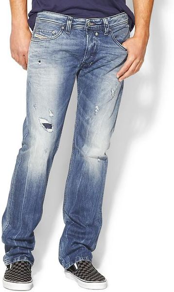 Diesel Safado Slim Straight Jeans in Blue for Men (823V) | Lyst