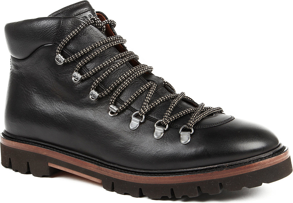 Bally Graf Climbing Boots in Black for Men | Lyst
