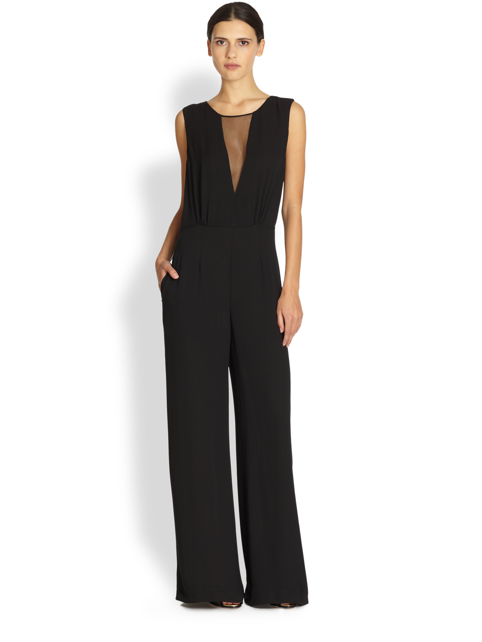 bcbgmaxazria black jumpsuit