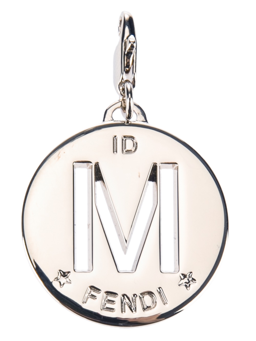 Fendi Engraved Pendant in Silver (metallic) | Lyst