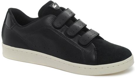 Fred Perry Lacoste Velcro Sneakers in Black for Men | Lyst
