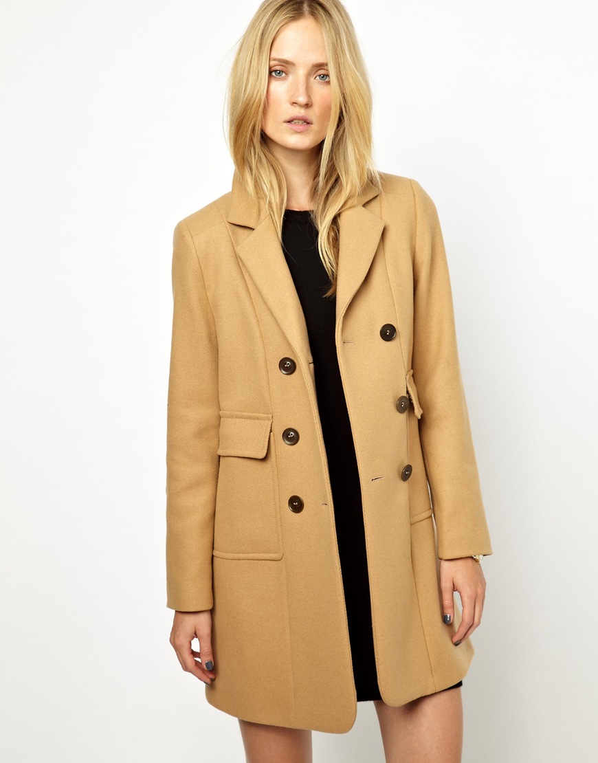 Lyst - One Teaspoon Whistles Lexi Double Breasted Coat in ...
