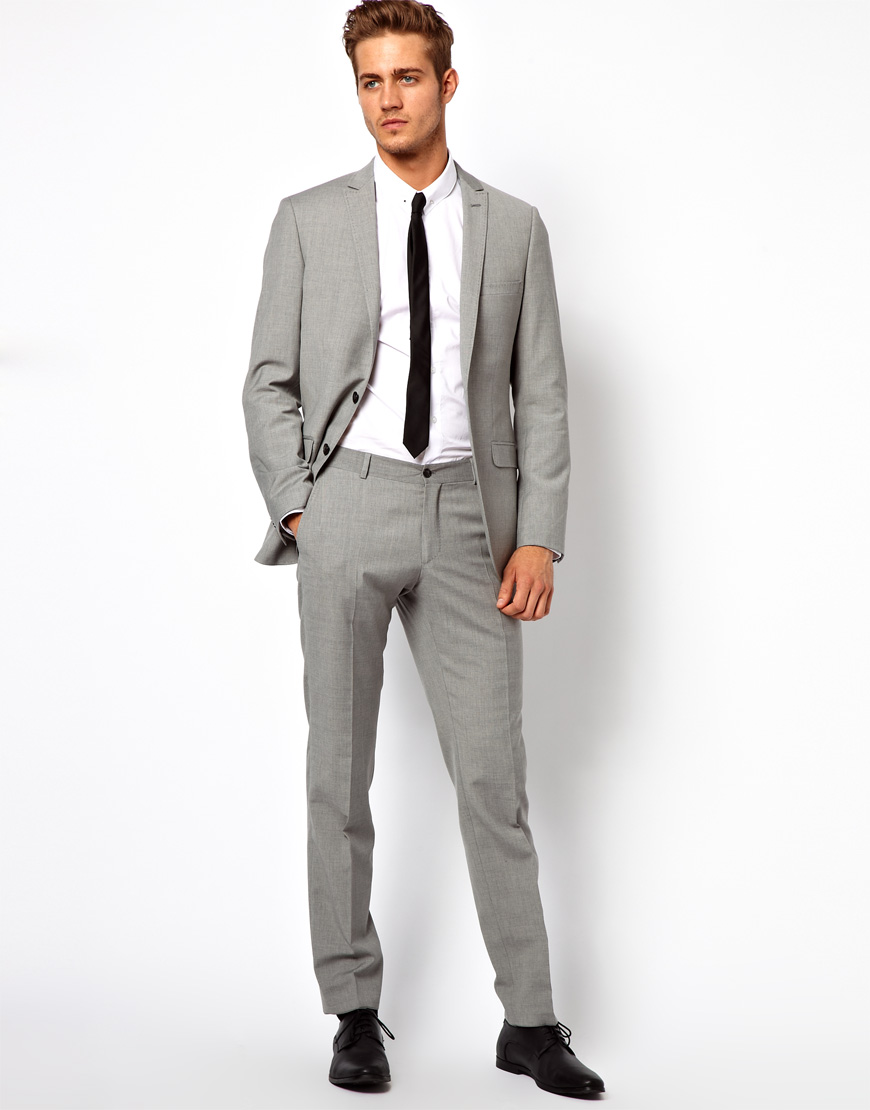 Lyst - G-Star Raw Esprit Slim Fit Suit Pants in Gray for Men