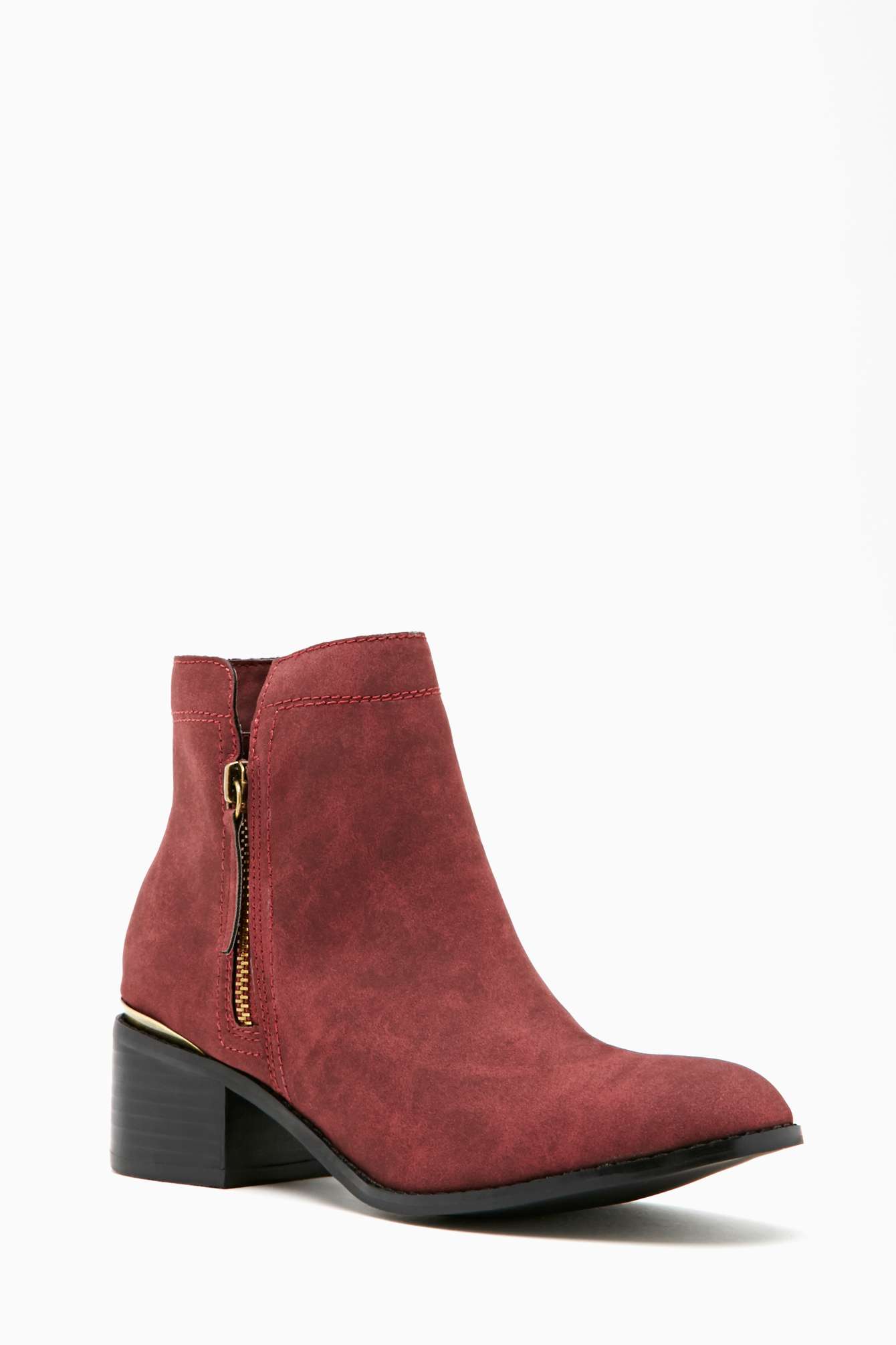 Lyst - Nasty Gal Shoe Cult Drago Ankle Boots in Red