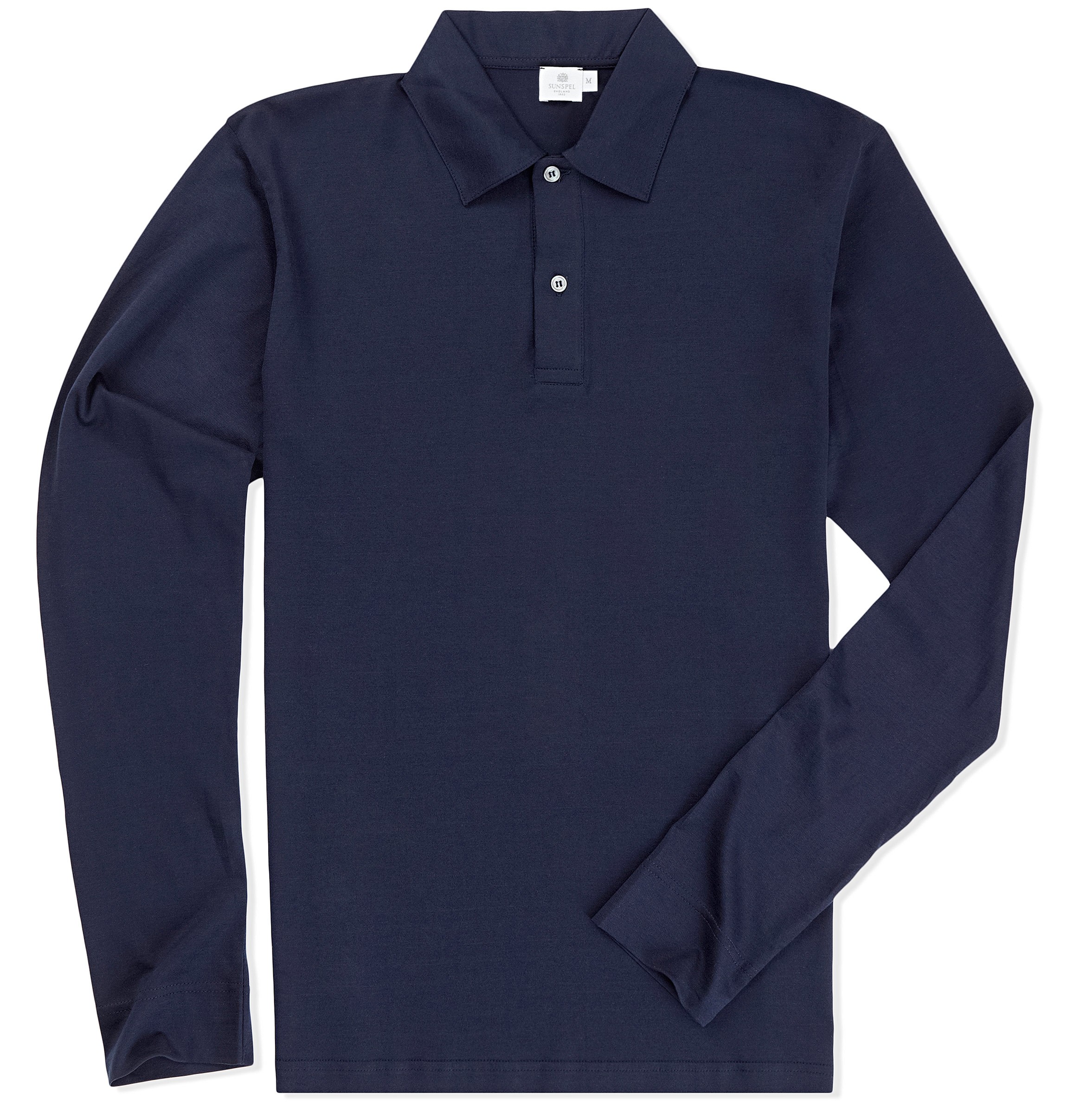 long collar polo shirt