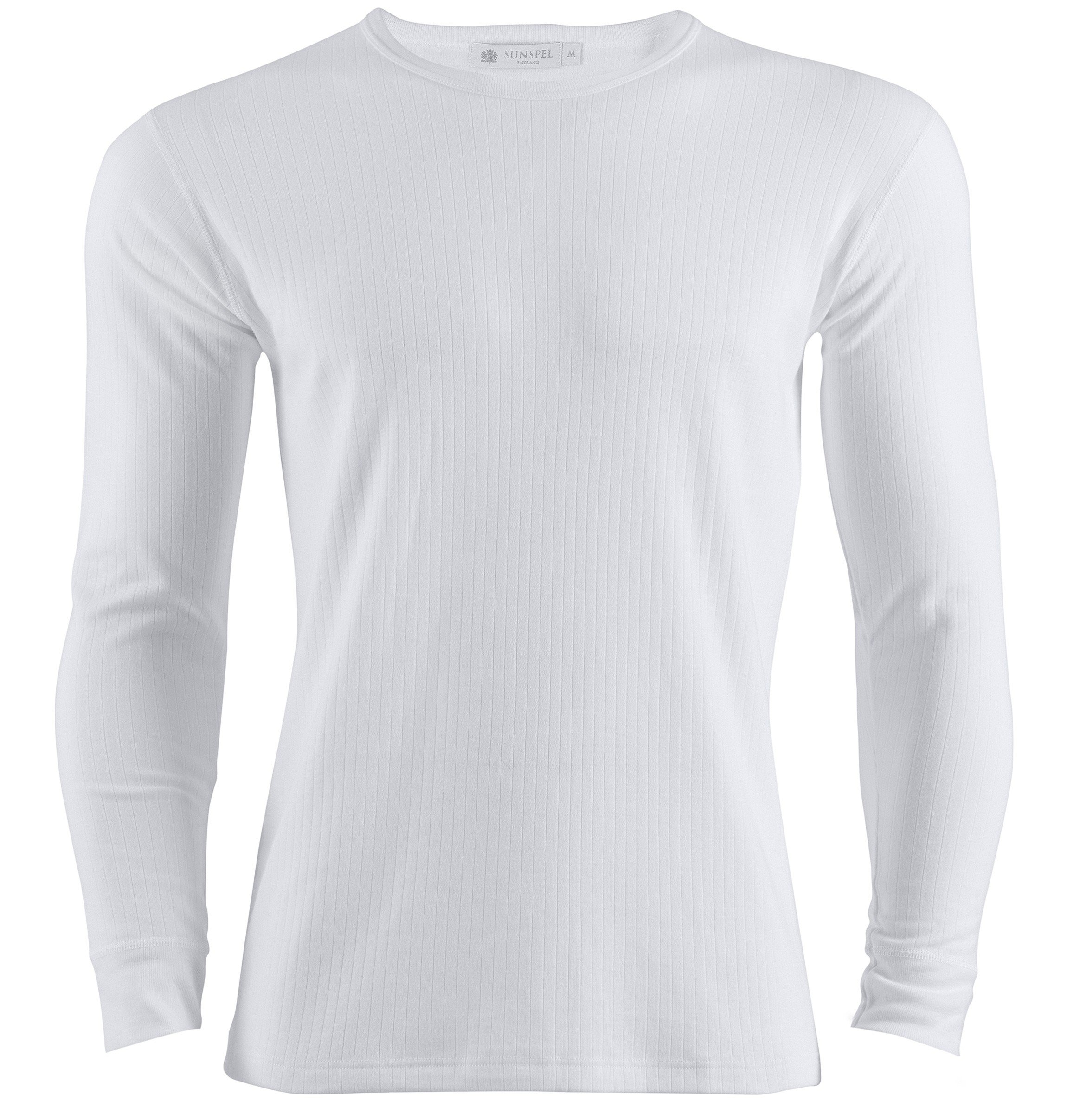 Sunspel Long Sleeve Thermal T Shirt In White For Men Lyst