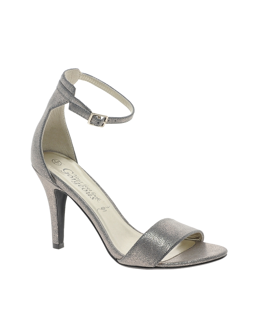 asos metallic shoes