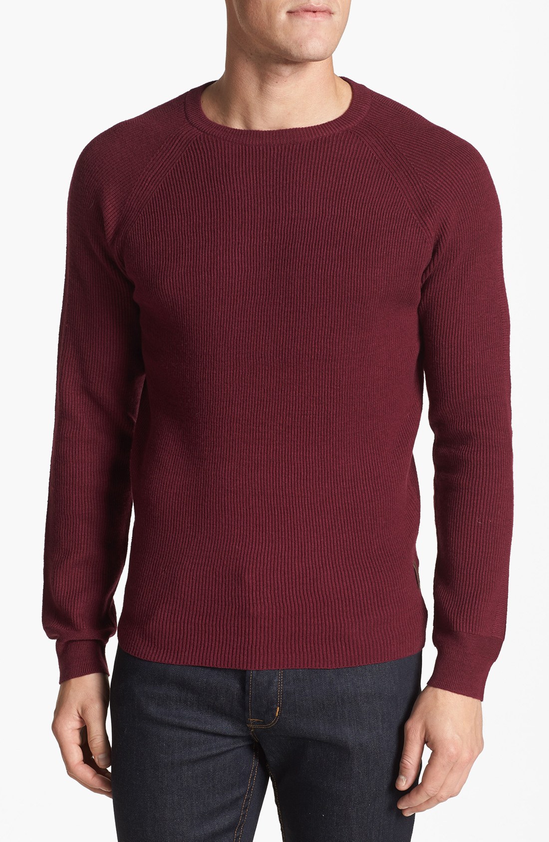 Ben Sherman Crewneck Cotton Blend Sweater in Red for Men (Vintage ...