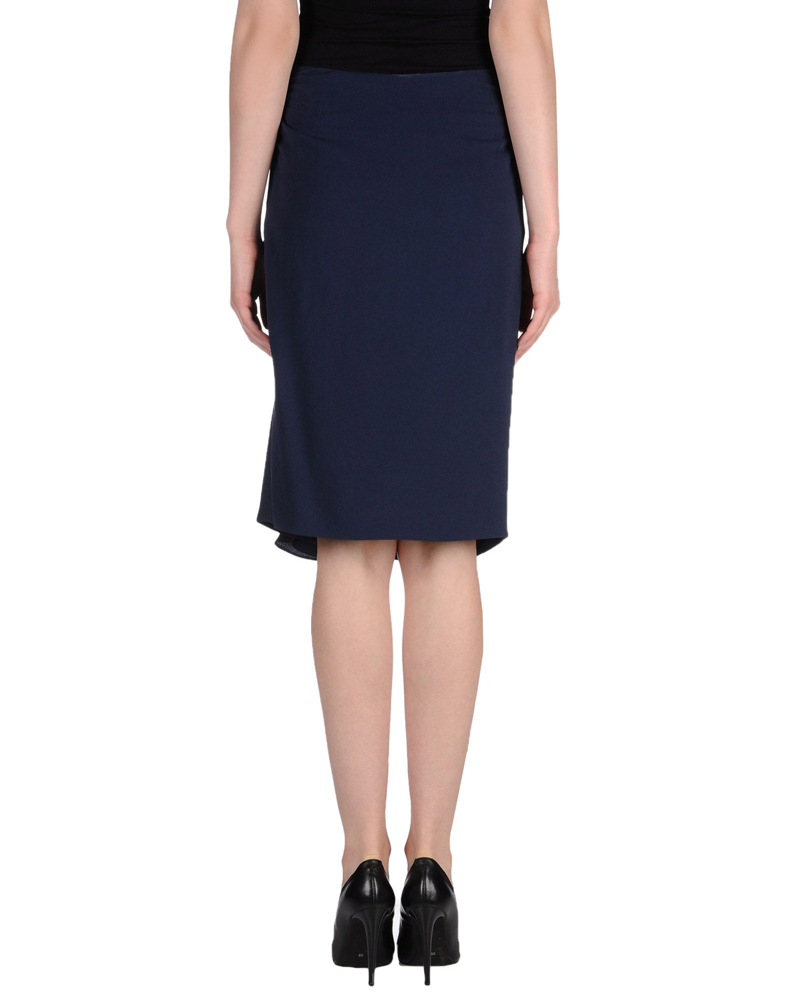 Lyst - Fendi Knee Length Skirt in Blue