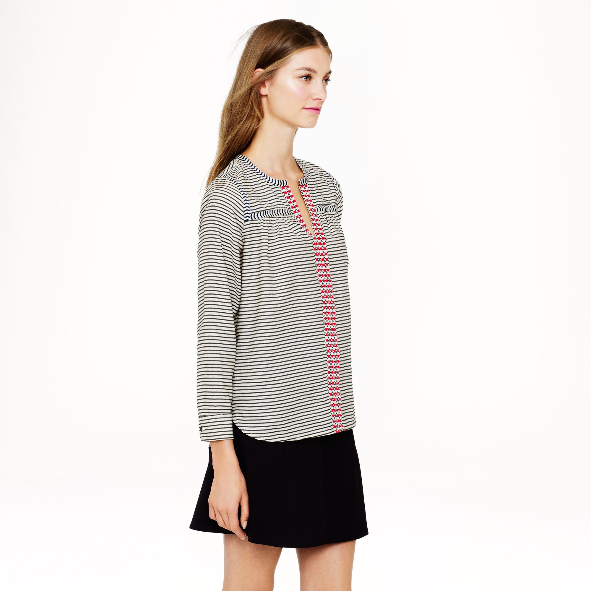jcrew stripe top