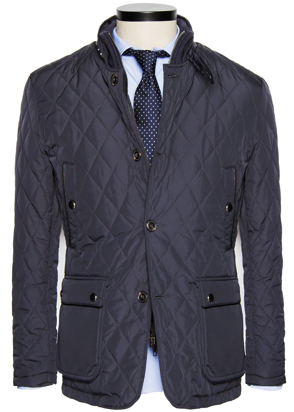 Mango Waterproof Husky Jacket in Navy (Blue) for Men - Lyst