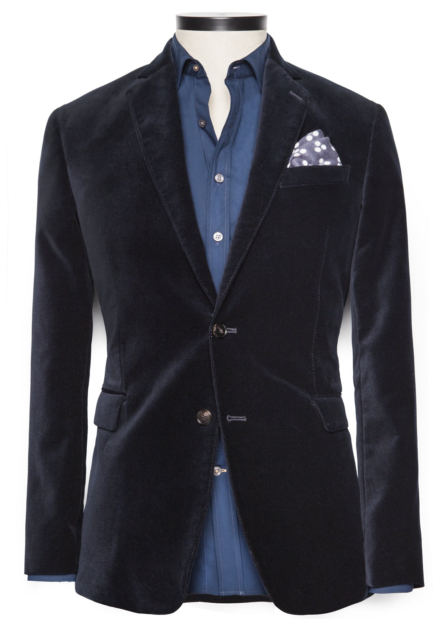 Mango Velvet Premium Blazer in Blue for Men (Royal Blue) | Lyst